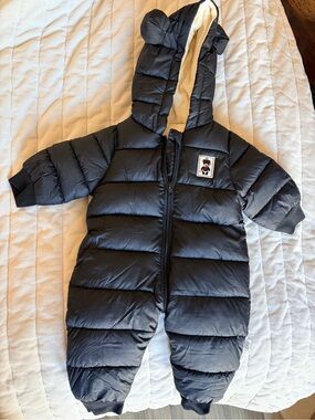 Toddler Snow Suit - Size 99, Black, Fleece Lined